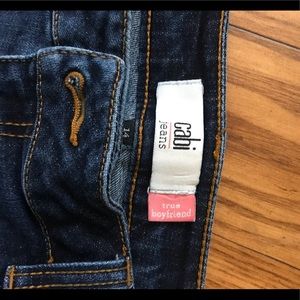 CAbi True Boyfriend Size 14 Dark Jeans